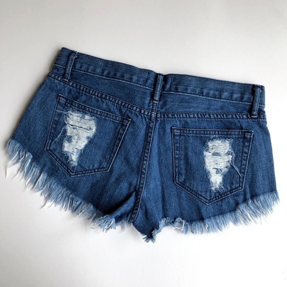 Show Me Your Mumu Cabo Cut Off Denim Shorts - Picture 5 of 9